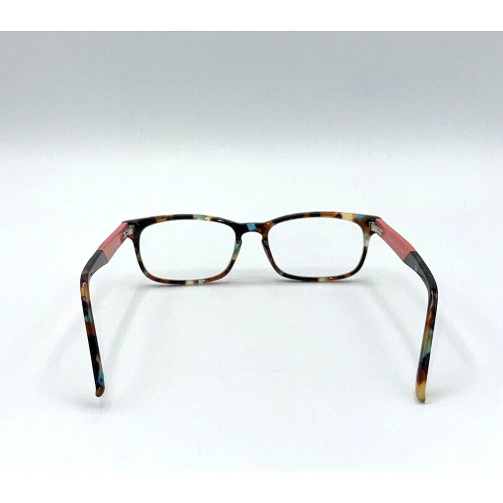 Phoebe Eyeglasses Frame P268 Women Tortoise Coral Full Rim 52-16-135 FRAME ONLY